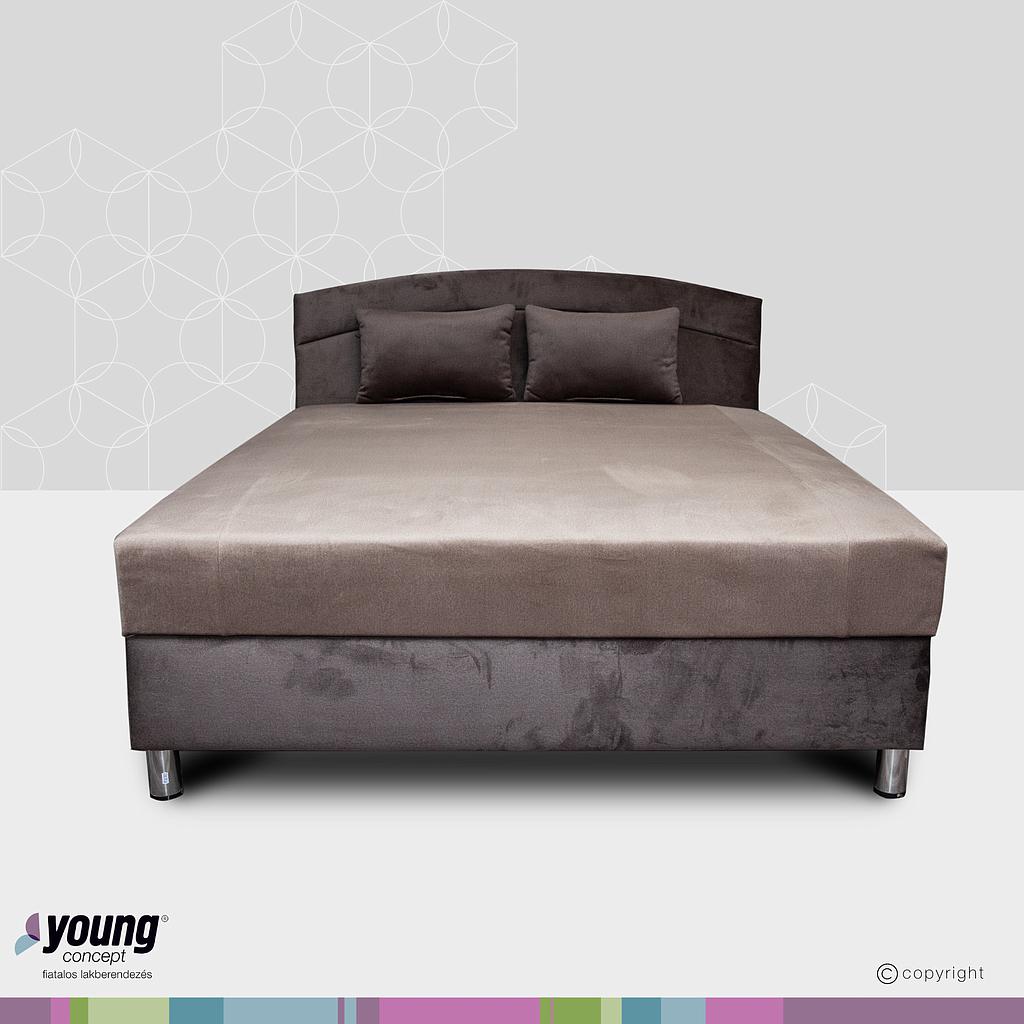 Cofi ágyneműtartós franciaágy,íves fejvéggel"AK"