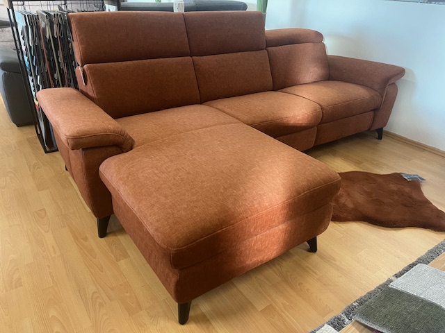 Ariana L-alakú motoros, funkciós, ülőgarnitúra 264x168 cm - Szövet: Ilias Terra 20 (C), Láb: fekete fém