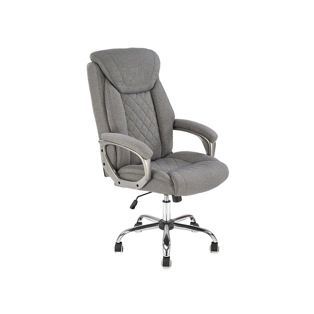 Elder2 forgószék, karfás, króm láb,szürke szövet 66x113-120x71 cm"ksz"