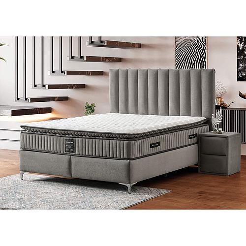 Parma boxspring franciaágy matraccal, menta 160x200 cm