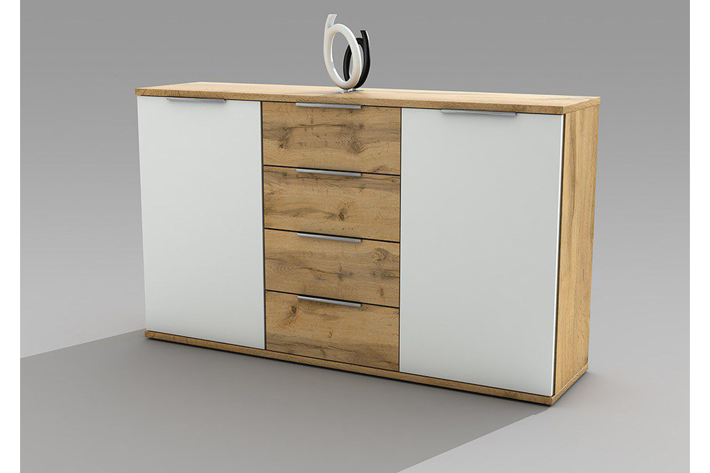 Constantin komód, tölgy, 150x90x38 cm, "k"