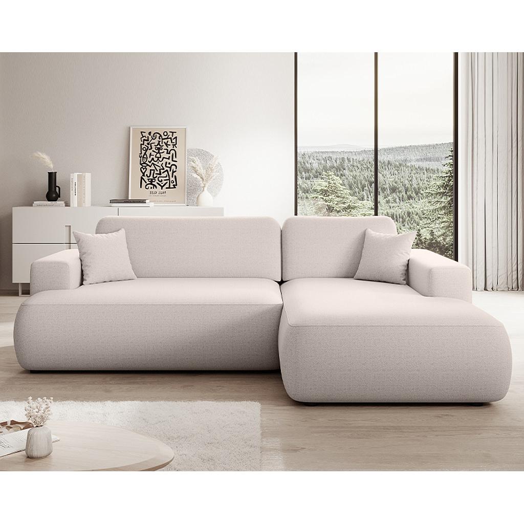 Dafodil ülőgarnitúra jobbos, vil.szürke, 260x165 cm+2 db díszpárna