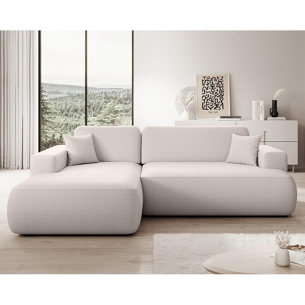 Dafodil ülőgarnitúra balos, vil.szürke, 260x165 cm+2db díszpárna