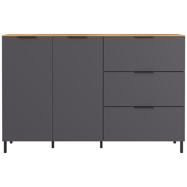 Kalifornia széles komód, 2 ajtós-3 fiókos, 151x98x40 cm (mintadarab)