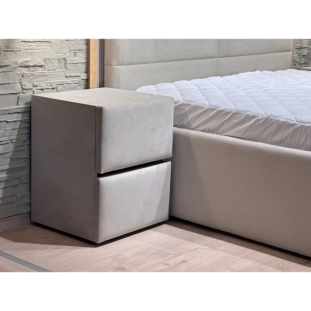 MySleep éjjeliszekrény 2 fiókos, bézs, 47x60x43 cm