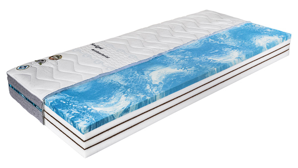 Fitness 4M Memory Cool matrac hűsítő belső réteggel, Sanitized huzattal  | BIO-TEXTIMA ® Linea Natura "R"