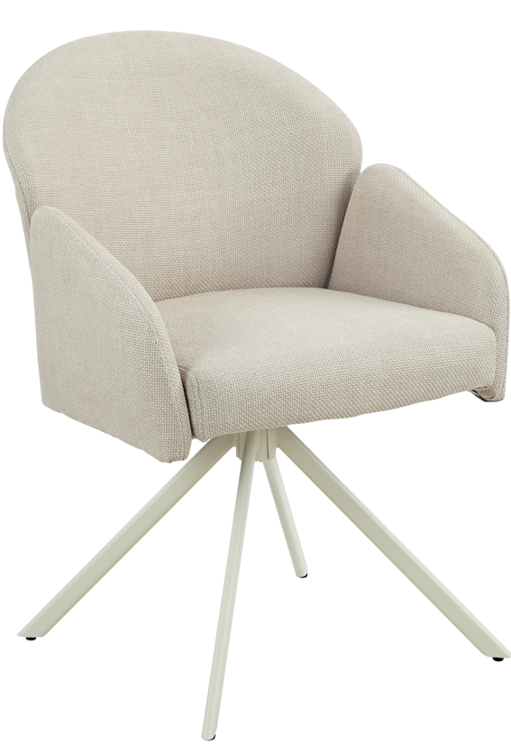 Colors karfás szék, kifordulós, beige/beige láb