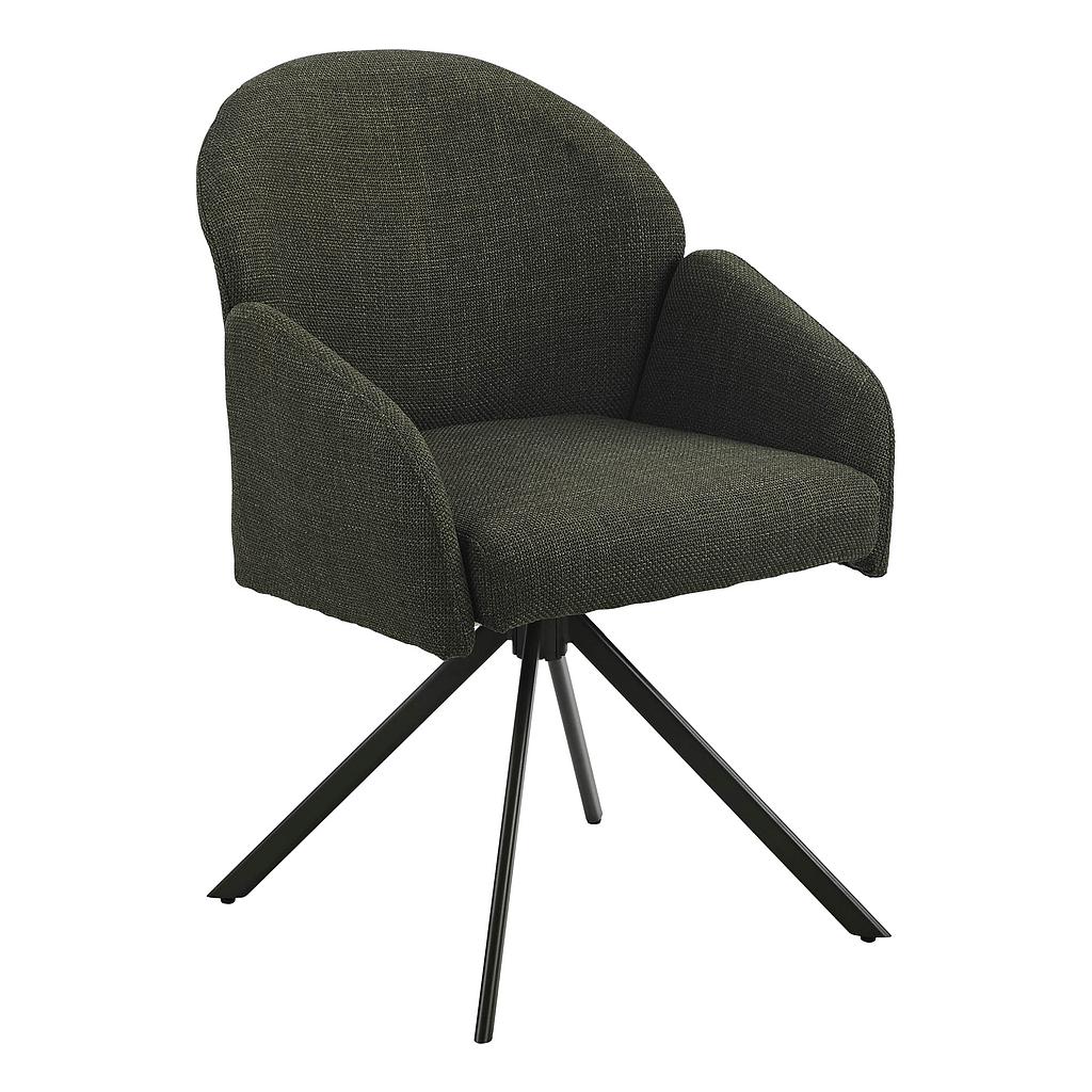 Colors karfás szék, kifordulós, zöld/zöld láb