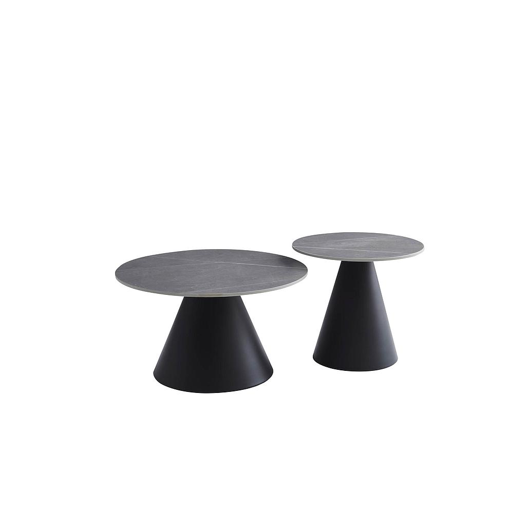 Bozen dohányzó asztal, szürke márvány