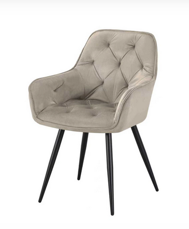 Angel szék, beige bársony