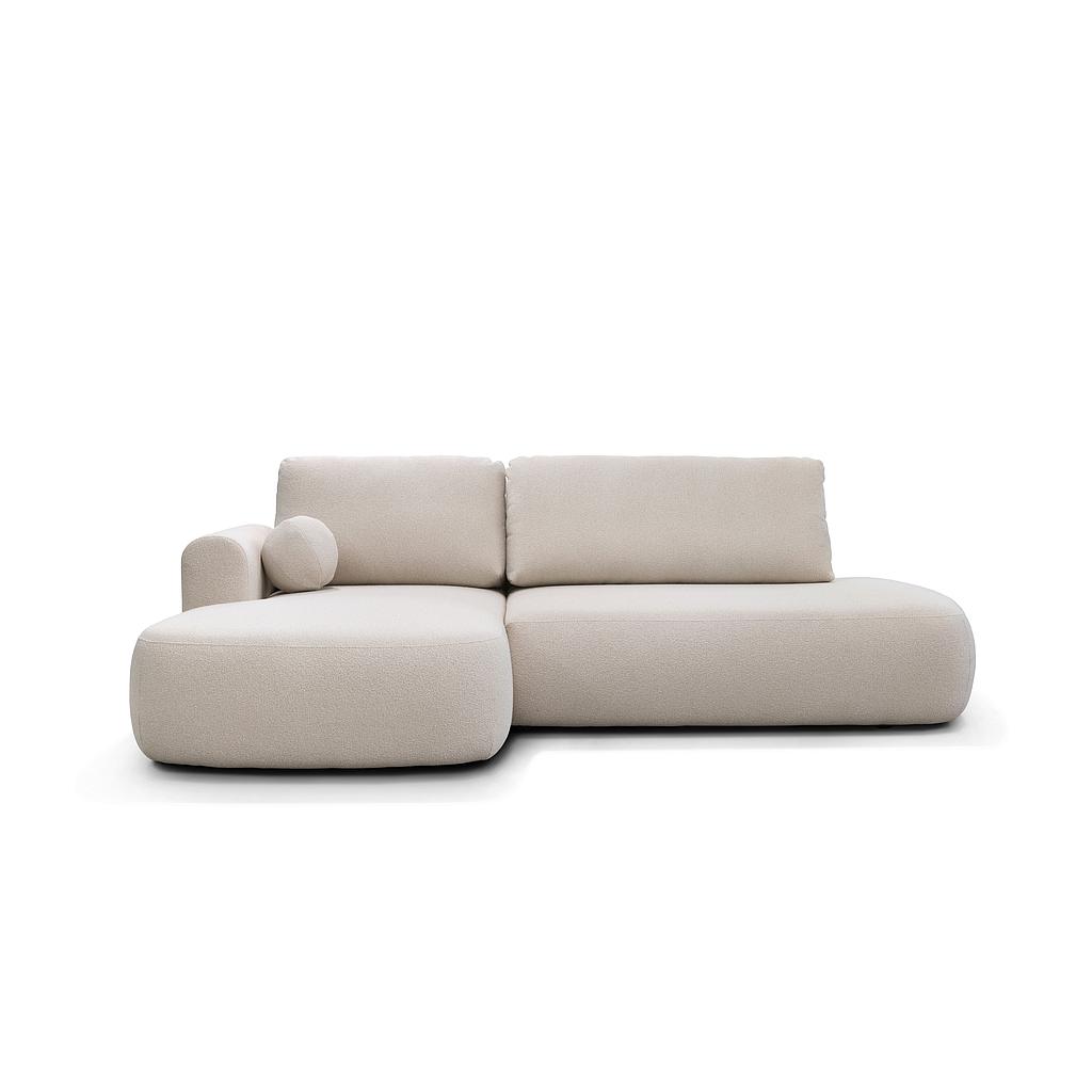 Astra sarokgarnitúra, balos, beige, 286 x 175 x 91 cm