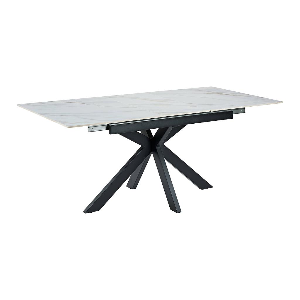Riviera étkező asztal, beige kőlap,140/180x90x76cm