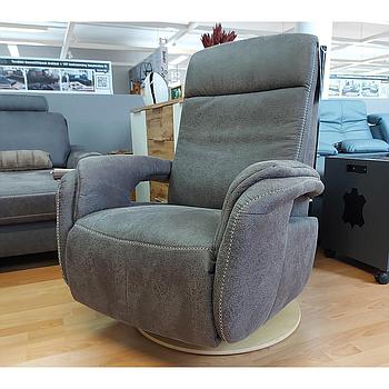 Inside-S motoros relax fotel szövettel, tányér talppal, 84x106x88 cm