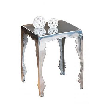 Selene dohányzóasztal ,aluminium, 40x51x40 cm"k"