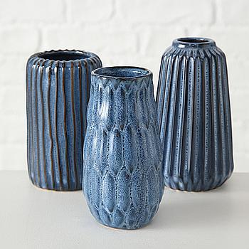 1005974 Aquarel váza, kék