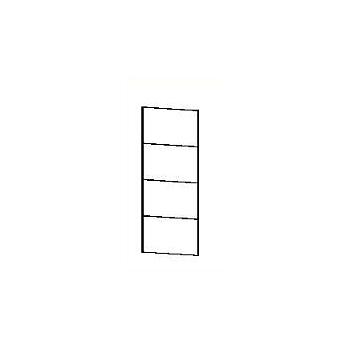Emmy ajtó - sötétszürke, 69x229 cm /136x229 cm szekrényhez/