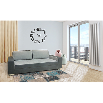 Varia kanapé, sötét szürke/világos szürke, 250x80x85 cm