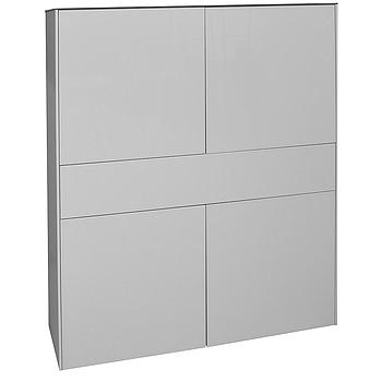 Image magaskomód, üveg front és üveg tetőlap, 121x145x42 cm"ksz"