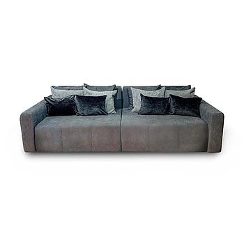 ANNA Big Sofa kanapé (Alap - ENJOY 23 / Középső párnák - STRUCK 55 / Kicsik - APHRODITE 23), 280x143 cm