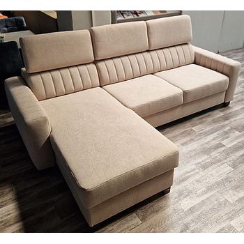 Linus sarokgarnitúra, beige, 250x175 cm