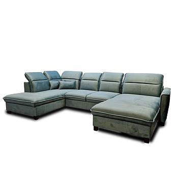 Wizard U ülőgarnitúra, balos, Menta, 205x330x180 cm