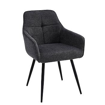 Velence étkezőszék, antracit szövet