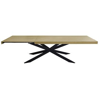 Taormina étkezőasztal, tölgyfa furnér, 200-300x100cm,