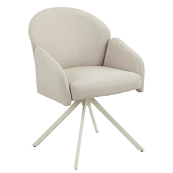 Colors karfás szék, kifordulós, beige/beige láb