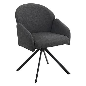 Colors karfás szék, kifordulós, antracit/antracit láb