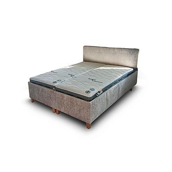 Gino franciaágy, 160x200 cm ágykeret 2 dobozból, (ágyrács egyben) Cremona 02 beige (D) "AK" (mintadarab)