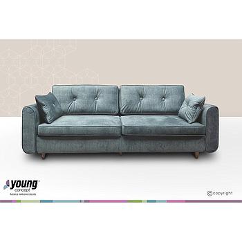 Sinki HR LUX kanapé, Vogue Pacific szövet, sonoma tölgy láb(II.) (mintadarab)