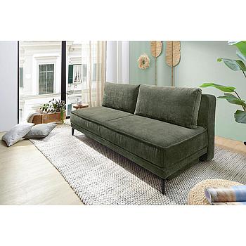 Münster kanapé , zöld kord, 203x92x111 cm